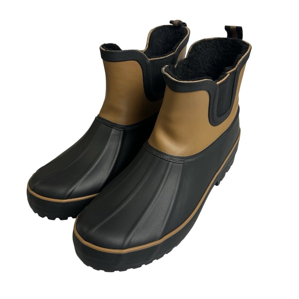 Chooka Women 8 Chelsea Duck Rain Boot Waterproof Plush-Lined Memory Foam Insole - Picture 11 of 12